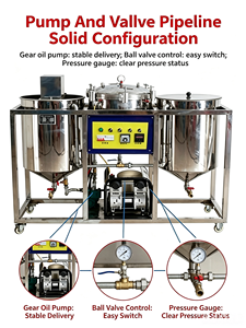 50B Dual-Tank Refining <b>Machine</b> Higher Efficiency Stable <b>Oil</b> Quality, Suitable for Medium <b>Oil</b> Mills - Product Image 2