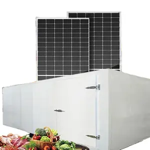 Système d'énergie solaire pour le stockage en chambre froide pour la viande, les légumes et les fruits congelés pour les hôtels et les fermes
