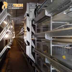 Durable completamente automática Multi niveles H Tipo <span class=keywords><strong>de</strong></span> 1 día <span class=keywords><strong>de</strong></span> edad bebé capa chicas pollo melancólico jaula para las gallinas ponedoras - Product Image 4