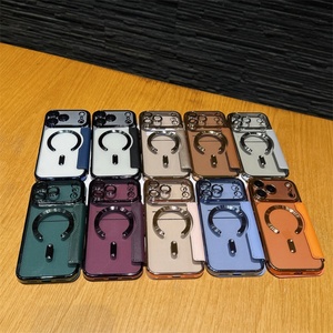 Funda de Teléfono con Carga Inalámbrica de Cuero PU Estilo Ejecutivo para iPhone Air 17 Pro Max, con Fuerte Cierre Magnético y Ranuras para Tarjetas - Product Image 2