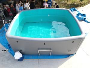 Piscina Gonfiabile Ipgo <span class=keywords><strong>con</strong></span> <span class=keywords><strong>Scivolo</strong></span> per Giochi d'Acqua Estivi per Bambini, Materiale PVC, Uso Familiare - Product Image 4