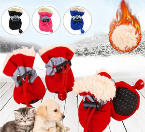Promoção: Conjunto de Botas Impermeáveis Antiderrapantes de Sola Macia para Cães e Gatos de Pequeno Porte – Calçados para Animais de Estimação para Todas as Estações – Atacado - Product Image 6