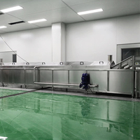 Mesin Blanching Kentang YouBan, Mesin Pasteurisasi Water Bath, Lini Pasteurisasi SUS304, Mesin Blanching Sayuran untuk Sayuran yang Sudah Dibuat