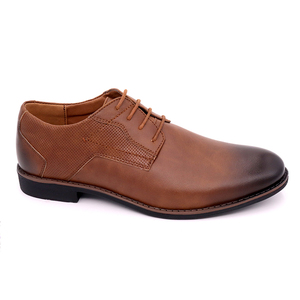 CACATUA 3756 Chaussures Derby pour Hommes en Cuir PU Gaufré et Bruni, Vente en Gros Usine à Prix Abordable - Product Image 1