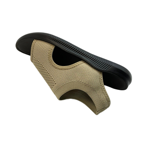 <span class=keywords><strong>Sandalias</strong></span> de punto elásticas para <span class=keywords><strong>mujer</strong></span>, <span class=keywords><strong>sandalias</strong></span> transpirables con punta abierta, zapatos de playa casuales planos y ligeros con correa trasera elástica - Product Image 4