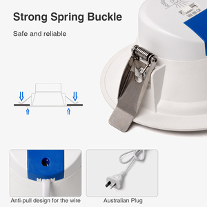 Hiện đại lõm ánh sáng tại chỗ SAA Tiêu chuẩn chống chói SMD <span class=keywords><strong>LED</strong></span> Downlight <span class=keywords><strong>Dimmable</strong></span> Spotlight cho văn phòng nhà - Product Image 2