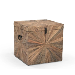 Modern <b>End</b> <b>Table</b> Cum <b>Storage</b> Cabinet Made with Wagon Wood Natural Wood Finish Side <b>Table</b> for Living Room Bedroom Home Furniture - Product Image 1
