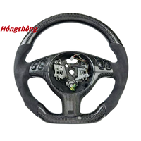 Convient pour BMW E46 E39 E53 330ci 325i personnalisé volant en fibre de carbone Alcantala cuir sport design style