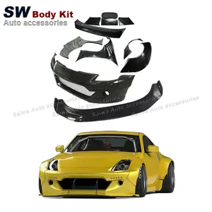 Rocket Bunny Style Body Kit Untuk Nissan 350Z Z33 Peningkatan Modifikasi Bumper Depan Facelift Kit Performa Suku Cadang Mobil