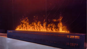 Lareira a Vapor de Água 3D de Alta Qualidade 2025, Chamas LED 1500W, Uso Moderno Interno para Residências e Hotéis, Embutida, Idioma Francês - Product Image 5