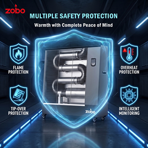 Zobo China Factory Custom Stainless Steel Used Indoor Outdoor Portable <b>Office</b> Home Infrared Kerosene Heater Kf-11 Kerosene - Product Image 6