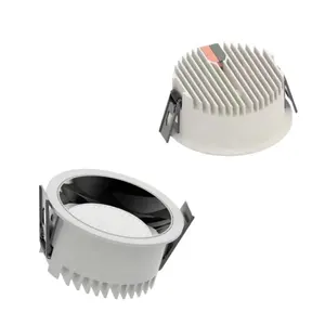 Sıcak satış aşağı ışık 3000-6500k gömülü spot aydınlatma alüminyum altın reflektör ile led downlight