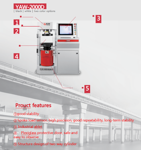 Bancada do ensaio hidráulico do computador/equipamento de teste da compressão/do equipamento do teste da máquina de compressão do concreto - Product Image 5