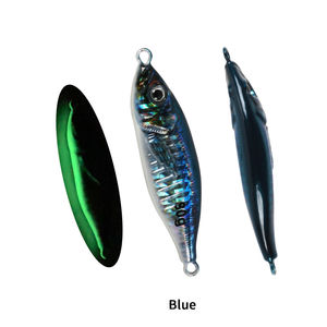 Señuelo de pesca de 30g, 40g, 60g, 80g, Little Magic Metal Addiction Slow Jig, señuelos de impresión 3D, señuelo luminoso Artificial Jigbait - Product Image 3