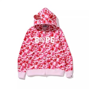 Sudadera con Capucha de Alta Calidad Bapei, Diseño de Camuflaje de Tiburón, para Hombre, Talla Grande, Informal, con Cierre, de Algodón, Estilo Hip-Hop, 1:1 - Product Image 5