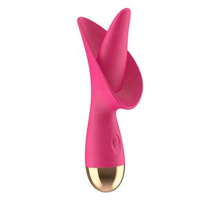 Vibrateur lingual chauffant à bouton-poussoir, rechargeable par USB, 10 fréquences de vibration, jouet pour orgasme féminin, vente chaude - Product Image 4