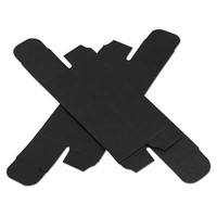 Boîtes d'emballage pour gloss à lèvres en papier réutilisables Storck (0,8x0,8x2,8 pouces), boîtes d'emballage pour rouge à lèvres noires
