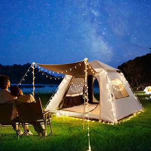 Tenda Camping Otomatis Lipat Camptown Easy Tour Oxford Outdoor Satu Kamar Tidur Ruang Tamu Tahan Air Mewah Keluarga Gunung Besar - Product Image 6