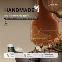 LOUISLONG Revêtement Mural Liquide Texturé Scintillant en Acrylique TiO2 Effet Pierre Luxueux pour Décoration Intérieure d'Hôtels et Villas (à Pulvériser)