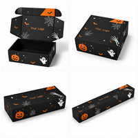 Umweltfreundliche Halloween-Süßigkeiten-Versandbox Maßgefertigte Geschenkverpackung für Feiertagssüßigkeiten Party-Gastgeschenk Süßigkeiten-Verpackungsbox