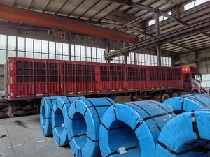 ASTM A416 Standard 270 Grade 1/2 Inch Low Relaxation PC Strand 12.7mm Acier au carbone pour la construction-pour <span class=keywords><strong>pont</strong></span> <span class=keywords><strong>de</strong></span> bâtiment en métal - Product Image 5