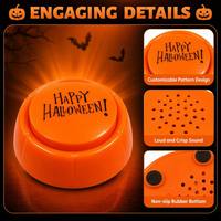 Tombol Suara Buzzer Prank Halloween, Tombol Bicara Suara Seram, Buzzer Suara untuk Permainan Trick or Treat