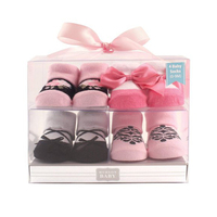 Chaussettes pour bébés et enfants Chaussettes antidérapantes en coton Ensembles cadeaux Chaussettes d'été Babi Sox Infant Toddler Newborn 3d pour bébé garçon et fille