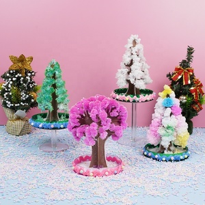 Árbol de Navidad mágico verde para niños, juguetes de árbol en crecimiento para niños, árbol mágico de papel, manualidades, juguete educativo de Navidad - Product Image 6