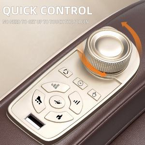 Fauteuil <span class=keywords><strong>de</strong></span> massage commercial haut <span class=keywords><strong>de</strong></span> gamme Leercon avec piste SL, IA vocale, massage 4D, rouleaux pour les mollets et éclairage LED changeant - Product Image 2