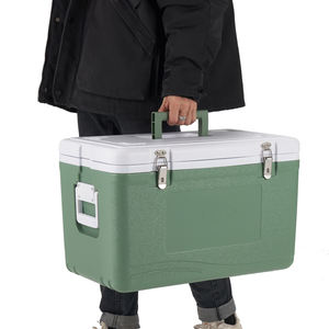 Glacière 30L, rétention de la glace jusqu'à 3 jours, boîte à lunch chaude, boîte de conservation des aliments frais, boîte de refroidissement, <span class=keywords><strong>réfrigérateur</strong></span> d'extérieur pour vaccins sanguins - Product Image 2