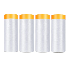 Pellicola Protettiva Trasparente Multiuso per Pittura, Antipolvere, in Plastica, per Copertura e Mascheratura - Product Image 1