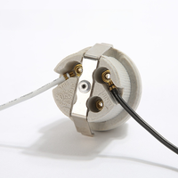 Douille de lampe en céramique E26, résistante aux hautes températures, filetage complet, prise de lampe AC 220V, garantie de 2 ans, éclairage certifié CE