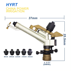 Aspersores de pulverización de largo alcance 1 "1,5" rociador de agua de pistola de lluvia grande con soporte de trípode para sistemas de rociadores de riego agrícola - Product Image 2