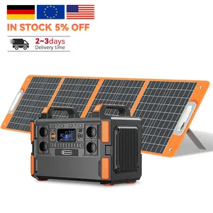 Flash Fish 1000w Lifepo4 Lithium-Eisen-Phosphat-Batterie-Kraftwerk Tragbarer Solargenerator für den Außenbereich