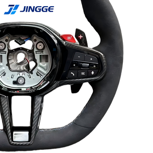 Volante Deportivo de Alcántara para <span class=keywords><strong>BMW</strong></span> G20 G22 G30 G31 M2 G87 <span class=keywords><strong>M3</strong></span> G80 M4 G82 G42 M5 F90 F80 F82 F95 X3M F97 M340i M440i - Product Image 4