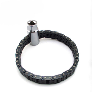 <span class=keywords><strong>Clé</strong></span> à Double chaîne/acier inoxydable, pour camion, voiture, filtre à huile, pince à chaîne, outil d'installation de la douille - Product Image 6