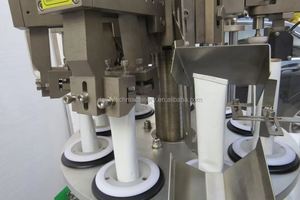 Machine automatique de remplissage et de pliage de tubes en acier inoxydable, métal et aluminium pour pommades, pâtes, adhésifs et colles - Product Image 3