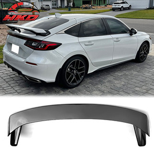 เหมาะสำหรับ Honda Civic Hatchback HPD ปี 2022-2026 สปอยเลอร์หลังทรง HPD สีดำเงา - Product Image 1