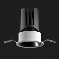 Spot encastré LED COB anti-éblouissement moderne en aluminium IP54 dimmable 82mm pour plafond intérieur