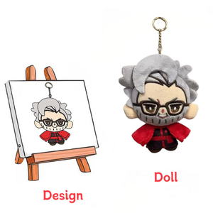 Tùy chỉnh đồ chơi sang trọng nhân vật Keychain PP bông tùy chỉnh sang trọng nhà sản xuất Nhà cung cấp cho cá nhân phim hoạt hình con số đồ chơi sang trọng - Product Image 1