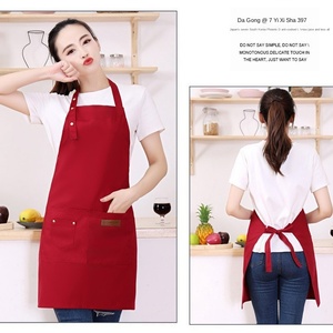 Tablier de travail imperméable et anti-huile pour cuisine domestique, restaurant, jardin, avec impression personnalisée - Vente en gros pour l'étranger - Product Image 4