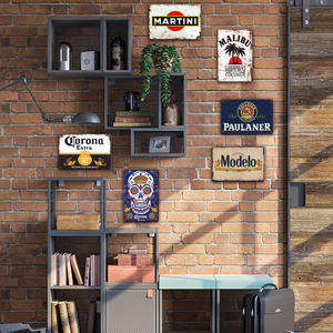 Set di Insegne Metalliche Vintage per Birra, Rum e Liquori, Decorazione Retrò per Bar, Pub, Casa, Man Cave e Garage - Product Image 4