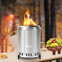 Vente entière 2024 VODA nouveau modèle de foyer sans fumée réchaud de camping en plein air
