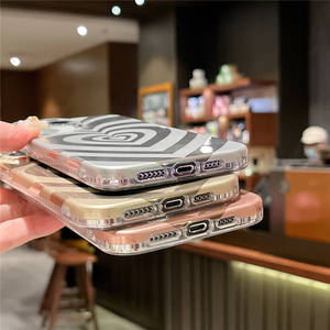 Custodia per cellulare in TPU per PC placcato alla moda le ragazze amano la Cover posteriore del cuore per <span class=keywords><strong>iPhone</strong></span> 15 14 Plus 13 12 Pro Max <span class=keywords><strong>11</strong></span> - Product Image 4