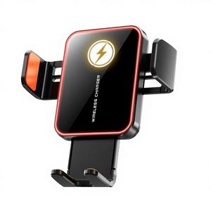 Cargador Inalámbrico Rápido de 15W para BMW con Refrigeración, Sensor Infrarrojo, Soporte para Rejilla de Ventilación, Aleación de Aluminio Transparente - Product Image 4