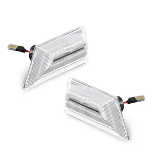 2pcs Car Accessories dynamice LED Side Marker flowing Turn Signal Light for Opel Vectra C