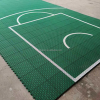 Dalles de sport emboîtables TIANSU à faible entretien, conception à drainage rapide, revêtement de sol multisports pour la maison et le jardin