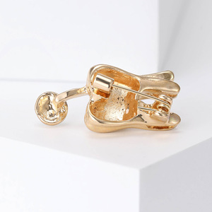 Broche miroir dentaire avec détails en métal poli pour revers de blouse de dentiste, 30x17mm, Or <span class=keywords><strong>Argent</strong></span> - Product Image 3