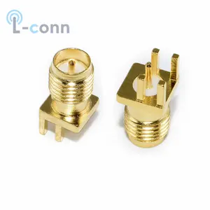 RF Components Parts Female Jack Receptacle Straight PCB Mount SMA-KWE RF Adapter Connector SMA