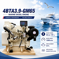 Moteur diesel marin turbocompressé SCDC Cums 4BTA3.9 Série 4BTA3.9-GM65 65 kW 1500 tr/min pour bateaux de pêche, bateaux de travail, navires de transport de marchandises